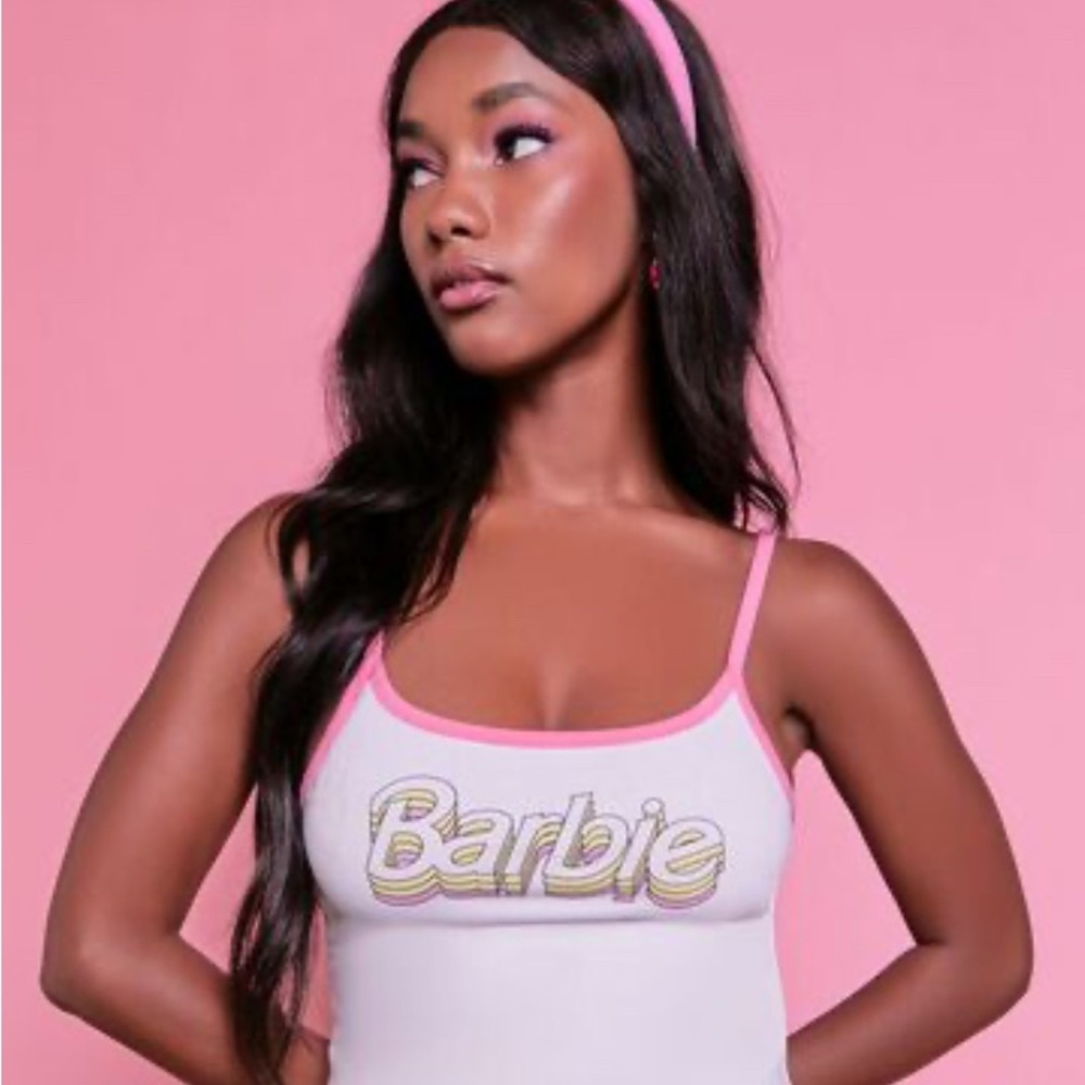 Forever 21 Barbie™ Graphic Cropped Cami